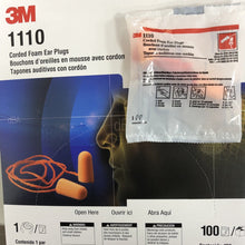 將圖片載入圖庫檢視器 3M 1100/1110發泡式耳塞(盒裝)【降噪耳塞】
